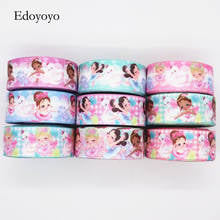 10 Yards 1'' 25MM Girls Printed Grosgrain Ribbons For Hair Bows DIY Handmade Materials Y19100902 2024 - buy cheap