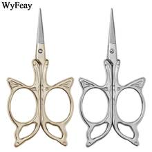 Durable Stainless Steel vintage scissors Classic Embroidery Scissors Butterfly Scissors Cutters Styling Sewing Tailor scissors 2024 - buy cheap