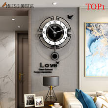 Vintage Wall Clock Creative Watch Wall Modern Home Interiors Decoration Quartz Horloge Silent Living Room Art Free Shipping 2024 - buy cheap