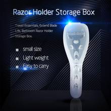 Portable Shaver Travel Case Men's Razor Box Razor Blades Holder Shaving Machine Storage Box Not Include Shaver 2024 - compre barato