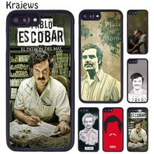 Krazos-funda de teléfono para iPhone, NARCOS, Pablo Escobar, para X, XR, XS, 11, 12 Pro, MAX, 5, 6, 6S, 7, 8 Plus, Samsung Galaxy S7edge, S8, S9, S10 2024 - compra barato