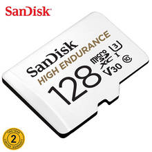 SanDisk Micro SD Classe Cartão de Memória de Alta Resistência 10 128GB GB GB 256GB 4 32 64 K de Monitoramento de Vídeo Cartão de Memória Micro SD de Alta Velocidade 2024 - compre barato