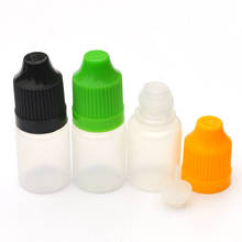 Frascos conta-gotas de plástico vazios com tampa à prova de crianças e líquido vazio de 5ml, 20 peças 2024 - compre barato