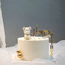 Adornos para cupcakes de cumpleaños para niños, suministros de adornos para magdalenas de oro, 2020 originales, en colores pastel de silicona 2024 - compra barato