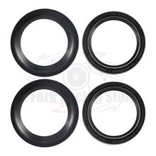 4PCS SET Kit Fork Oil Seals 2PCS & Dust Seals 2 PCS For Honda NV400 Steed VLX 1992-1997 1993 1994 1995 1996 2024 - buy cheap