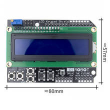 1 шт. TENSTAR робот ЖК-клавиатура Щит LCD1602 ЖК-дисплей 1602 Модуль дисплей синий экран 2024 - купить недорого