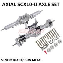 CNC Axial SCX10 II AR44-Juego de eje de diamante trasero y delantero de Metal con Protector para coche teledirigido 1:10, 90046, 90047 2024 - compra barato