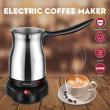 800W Portable Electric Coffee Maker Turkish Greek Coffee Machine Stainless Steel Separated Home Office Espresso Tea Moka Pot 2024 - buy cheap