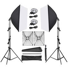 Photo Studio Kit Diffuser Light 50*70cm Continuous Lighting Softbox With E27 Base Holder 2M Light Stand Tripod Camera Accessorie 2024 - buy cheap