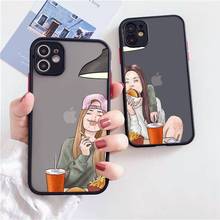 Girls Bff Best Friends Forever Phone Case Matte  For iPhone 12 Mini 11 Pro XR XS Max 7 8 Plus X Hard PC Back Cover 2024 - buy cheap