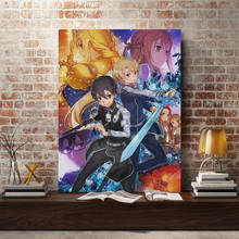 Modular Pictures Canvas Prints Painting Sword Art Online Sao Alicization Wall Art Poster Home For Living Room Decoration Frame 2024 - buy cheap