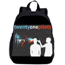 Twenty One Pilots-mochilas escolares con estampado para niños, morral ortopédico informal para guardería, color negro, envío directo 2024 - compra barato