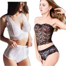 Conjunto de produtos de roupa interior sexy e cuecas sexy lingerie sexy lingerie de renda porno feminino quente 2024 - compre barato