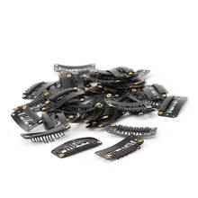 Pinzas de Metal en forma de U para extensiones de cabello, 40 piezas, 32mm, Clip de trama, nuevo, null 2024 - compra barato