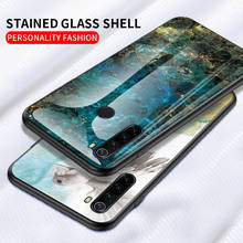 For Xiaomi Redmi Note 8T Case Luxury Marble Grain Hard Tempered Glass Protective Back Cover Case for Xiaomi redmi note 8 8t 2024 - buy cheap