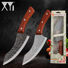 XYj 6 inch Boning Butcher KnifeHandmade Forged Serbian Kitchen Knife BBQ Tools Full Tang Sliced Outdoor Knife With Free Gift Box 2024 - buy cheap