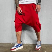 Спортивные штаны мужские, хлопковые, в стиле хип-хоп 2024 - купить недорого