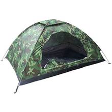 Tenda portátil de acampamento para 1 pessoa, ao ar livre, caminhadas, viagem, camuflagem, camping, barraca, bandagem 2024 - compre barato