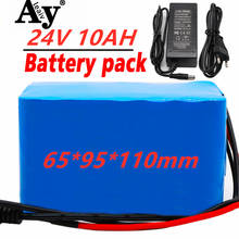 New 24V 10Ah 6S5P 18650 lithium ion battery pack 25.2v 10000mAh electric moped / electric / rechargeable li-ion battery pack+2A 2024 - buy cheap