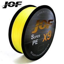 500M X9 JOF BRAND Super Strong Japan Multifilament 100% PE braided fishing line 9 strands braided wires 20LB to 80LB 2024 - buy cheap