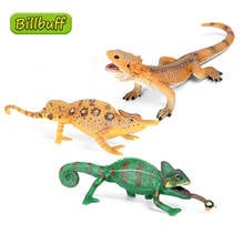 New Simulation Wild Animal lizard Model PVC Chameleon Action Figures Collection Model Cognitive Educational toy for children Kid 2024 - buy cheap