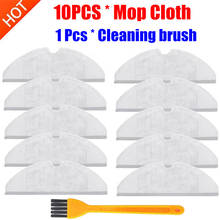 10pcs Mop Cloths Pads Washable Cloth Mopping Pad for Xiaomi Generation 2 Roborock S50 S51 S55 S5 Vacuum Cleaner Spare Parts 2024 - buy cheap