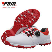 PGM Summer Men Auto-lacing Waterproof Anti-slip Golf Shoes Breathable Belt Rotary Buckle Men Golf Sneakers 39-45 2024 - buy cheap