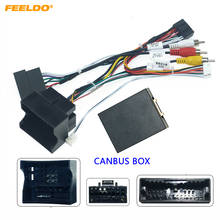 FEELDO Car 16pin Audio Wiring Harness With Canbus Box For Great Wall Hover H9 DVD Player Installation Wire Adapter #HQ6607 2024 - buy cheap