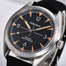 Corgeut 41mm Automatic Mechanical Watch Men Luxury Brand Casual Leather Strap Luminous Waterproof Business Wristwatch Men 2024 - buy cheap