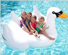 Ppular verão piscina festa diversão flutuante jangada flamingo dos desenhos animados brinquedos infláveis seguro crianças adultos água jogar 2024 - compre barato
