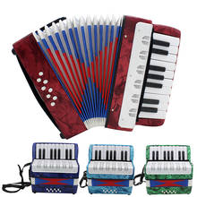 Профессиональный мини-аккордеон с 17 клавишами, развивающий музыкальный инструмент, игрушка, Каденс, группа для детей, подарок для взрослых 2024 - купить недорого
