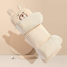 Almohada adaptable a la forma de bebés recién nacidos, almohada de algodón transpirable con relleno de plantas de alforfón, ajustable con dibujos animados 2024 - compra barato