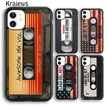 Krajews Retro Camera Cassette Tapes Phone Case Cover For iPhone 5s 6s 7 8 plus X XS XR 11 12 13 pro max Samsung Galaxy S8 S9 S10 2024 - buy cheap