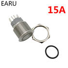 16mm Big Current Ampere 15A Metal Push Button Switch Momentary Fixation Latching Waterproof LED Light Machine PC Engine Starter - specifications