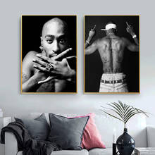 Tupac 2pac Posters and Prints Tupac Amaru Shakur Rap Lyrics Canvas Art Painting Gangsta Rap Pictures Home Room Wall Art Decor 2024 - buy cheap