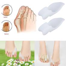 2pcs Silicone Gel Foot Pad Stretch Corrector Alignment Toe Bone Insole Drop Shipping 2024 - buy cheap