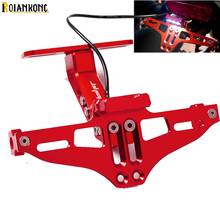 For Honda hornet 250 CB600F HORNET 1998-2006 2005 2004 Motorcycle Adjustable License Plate Bracket Holder Frame Number Plate 2024 - buy cheap