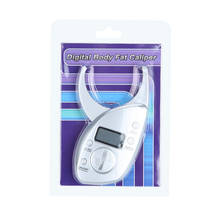 Monitor eletrônico da gordura do corpo do verificador do músculo da pele do paquímetro da gordura do corpo de digitas 2024 - compre barato