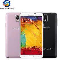 Samsung galaxy note3 desbloqueado, celular 5.7 polegadas quad core 3gb + 16gb/32gb 13mp 4g lte n9005 2024 - compre barato