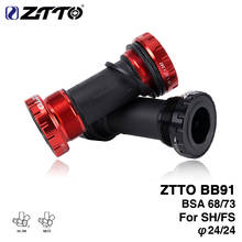 ZTTO BB91 Bearing External Bearing Bottom Brackets for Bicycle Axis MTB Road Bike Bottom Bracket Bracket Screw Type 68/73 mm 2024 - buy cheap