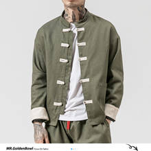 MrGoldenBowl Store-cortavientos informal para hombre, chaqueta Lisa negra, Bomber, estilo Harajuku, botón Retro de moda, 2019 2024 - compra barato