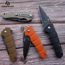 Cuchillos militares plegables FH11 60-61HRC, 7,9 pulgadas, mango G10, hoja D2, 4 colores, para acampar, herramientas de caza 2024 - compra barato