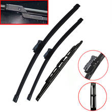 Car front & rear Windshield Windscreen Wiper Blades set For Volvo V60 2011-2016 Window Wiper 2012 2013 2014 2015 2024 - buy cheap