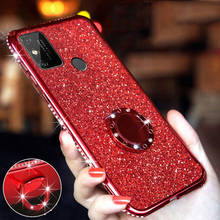 Bling Soft Case For Huawei P30 P40 Lite Pro Y5 Y6 Y7 2019 Honor 9A 7A 7C 7X 8S 8X 8A 8C 20 Pro 10i 10 Lite 20i 30 Pro Ring Case 2024 - buy cheap