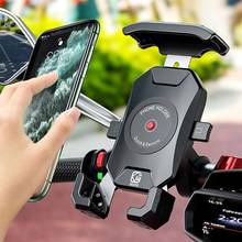 Bicycle Phone Holder Handlebar Mirror Mount Bike Clip Bracket Motorcycle Bike Cellphone Clamp Stand Racks Automatic lock 2024 - buy cheap