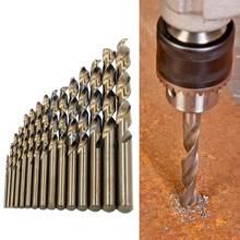 15Pcs 1.5mm-10mm Cobalt High Speed Steel Twist Drill Bits M35 Steel Punch Tools 2024 - buy cheap
