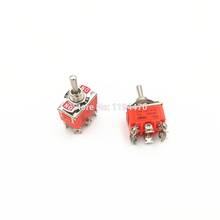 2pcs Latching Toggle Switch 1322 6-Pin 3 Position ON-OFF-ON DPDT Maintained 15A 250VAC with Waterproof Cap 12mm Mounting Hole 2024 - buy cheap