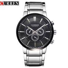 Luxury Brand quartz Black full steel watch Casual Military Men's Brand Wrist watches waterproof Dropship Hot Relogio masculino 2024 - buy cheap