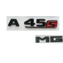 Emblema de maletero negro mate, emblema para Mercedes W177, A45S, A45 S, AMG 2024 - compra barato