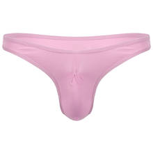 inhzoy Men Sissy Gay Sexy Low Waist Panties Lingerie Underwear Ruched Bulge Pouch G-strings Thongs Pink Bikini Briefs Underpants 2024 - buy cheap
